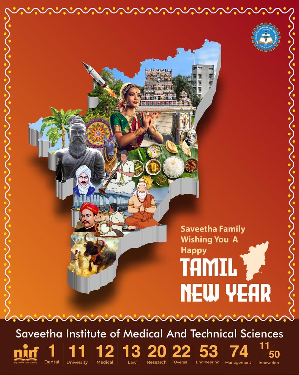 Saveetha Microbiology (@saveethamicro) on Twitter photo Saveetha family wishes you a very Happy Tamil New Year 2025 <a href="/DentalSaveetha/">Saveetha Dental College Official</a> <a href="/smc_simats/">Saveetha Medical College Hospital,(Official)SIMATS</a> <a href="/SaveethaLaw_SSL/">Saveetha School of Law Official</a> <a href="/SIMATS2/">SIMATS</a> #tamilnewyear2025 Saveetha family wishes you a very Happy Tamil New Year 2025 <a href="/DentalSaveetha/">Saveetha Dental College Official</a> <a href="/smc_simats/">Saveetha Medical College Hospital,(Official)SIMATS</a> <a href="/SaveethaLaw_SSL/">Saveetha School of Law Official</a> <a href="/SIMATS2/">SIMATS</a> #tamilnewyear2025