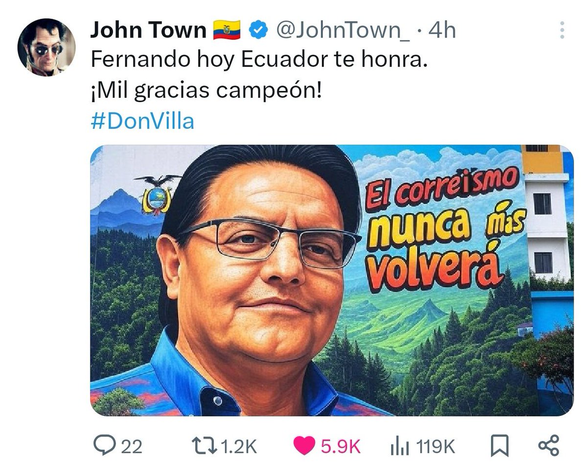 byronullauri's tweet photo. No fue en vano mi querido Fernando https://t.co/HWQfra0RFD
