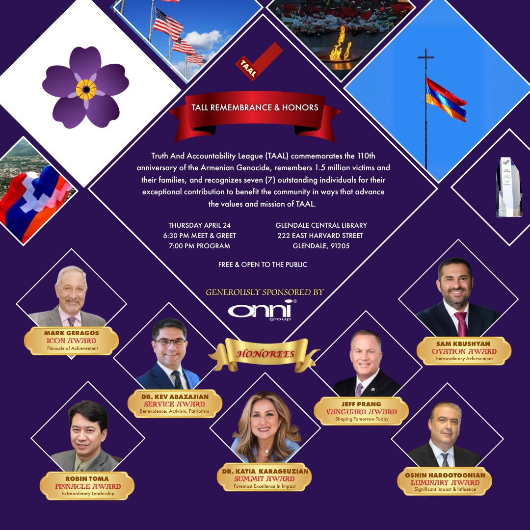 vicgerami's tweet image. Save the Date 

#LACounty #LosAngelesCounty #ArmenianGenocide