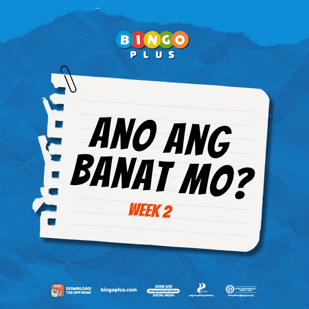 May tinatago ka bang banat? May chance ka pa ngayong WEEK 2 na ilabas ang iyong pangmalakasang linyahan dito sa "Ano ang banat mo?" Comment it kasama ang inyong BingoPlus ID with the #BPBanatPoetry!  #BingoPlusStudios #BingoPlusPH