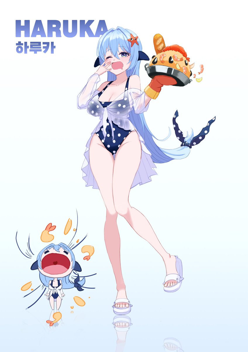 gamzamelon's tweet photo. OC
haruka🐋🐳🦈

고래상어 모티브로 
시니님 공모전 참가했습니다! https://t.co/dXSJa3YcPo