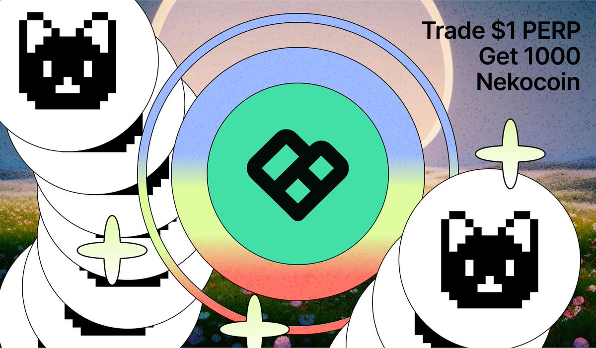 perpprotocol's tweet photo. We’re turning up the heat on $PERP trading!

Starting NOW, all $PERP trader on Nekodex will get a bonus reward:
✦ Trade at least $1 of $PERP every day
✦ Earn 1000 Nekocoin every day

Simple as that → https://t.co/ttESlOC5pk https://t.co/e2Dr0nT4yx