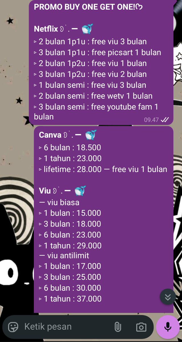 pecelayam__'s tweet photo. JUAL APP PREMIUM WTS WTB HARGA PROMO HARI INI YUU DITUNGGU JAJAN DI AKU NYA YANG MAU TANYA TANYA SILAHKAN DM YAWWW 
#zonauang #zonajajan https://t.co/6VDgExfs2m