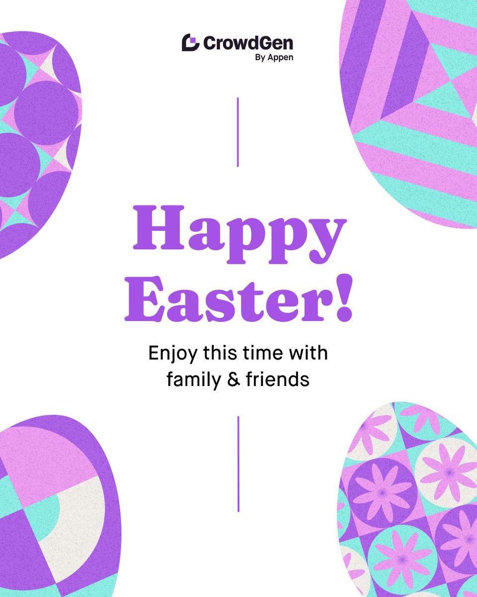 crowdgenbyappen's tweet photo. 🐣 Happy Easter from CrowdGen!
To our amazing LLM trainers—thanks for your precision, patience & passion (even with tricky edge cases 😉).
Wishing you peace, chocolate, and a prompt-free day. 💛🌸
#HappyEaster #CrowdGenCommunity #LLMTrainerLife #CrowdGen https://t.co/RyrPlmvByj