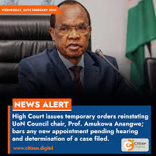 DenoRight's tweet image. This isn’t just about UON — it’s about the survival of academic freedom, transparency, and legal governance in all public institutions.
CS OgambaInterference
#UONVcControversy