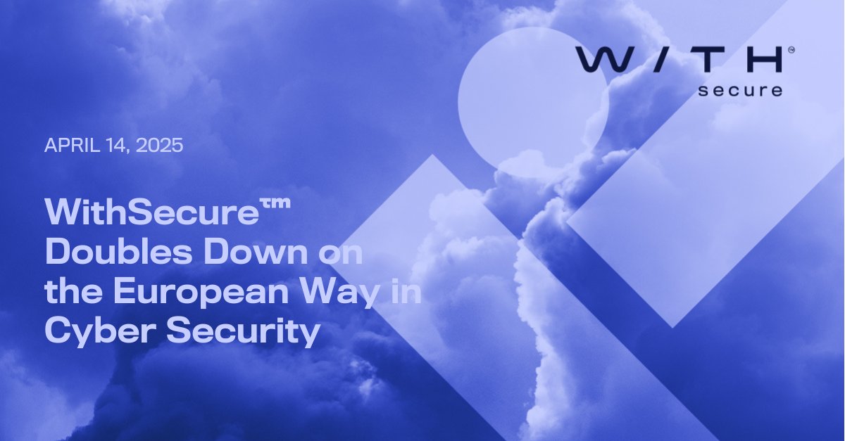 We're doubling down on delivering cyber security the European way — with privacy, compliance, and digital sovereignty at the core.

👉 withsecure.com/en/whats-new/p…

#CyberSecurity #DigitalSovereignty #EuropeanTech #StrategicPartnership #DigitalTrust