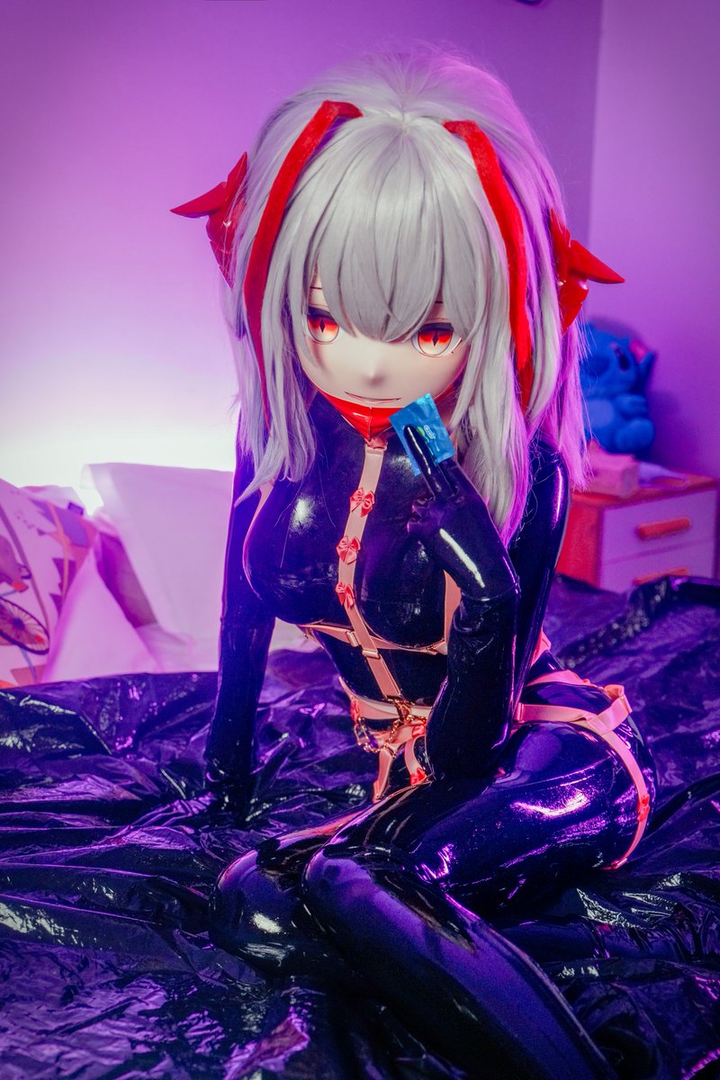 表&amp;里
#kigurumi
#着ぐるみ 
#latex