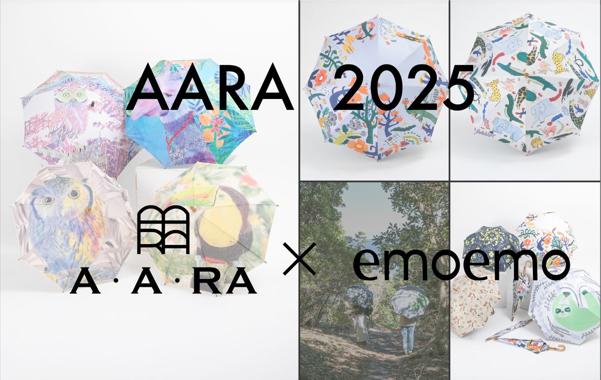 BespokeSun's tweet photo. おはようございます🌂

ついに今週末、AARA×emoemoコラボ商品発表会＆先行予約会開催です！

予約不要ですので、お気軽にお立ち寄りください！

日時：4月18日（金）　13時〜20時
 　　   4月19日（土）　11時〜18時
 　　   4月20日（日）　11時〜17時
場所：中央区 日本橋浜町2-9-1 sbtびる6F https://t.co/DxGb6G7ap2