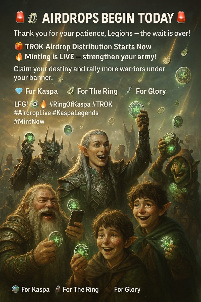 TROK - THE RING OF KASPA tweet media