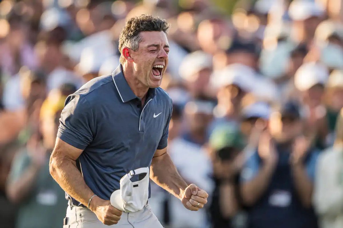 ktpeace05's tweet photo. RORY DID IT.
11 years.
Countless close calls.
One final birdie at Augusta.

Rory McIlroy completes the Career Grand Slam and earns his first Green Jacket in a playoff thriller.

Congrats 🎉 

Golf history just got a fresh new page.
#TheMasters #RoryMcIlroy #GreenJacketSeason https://t.co/pCv2giQAnt
