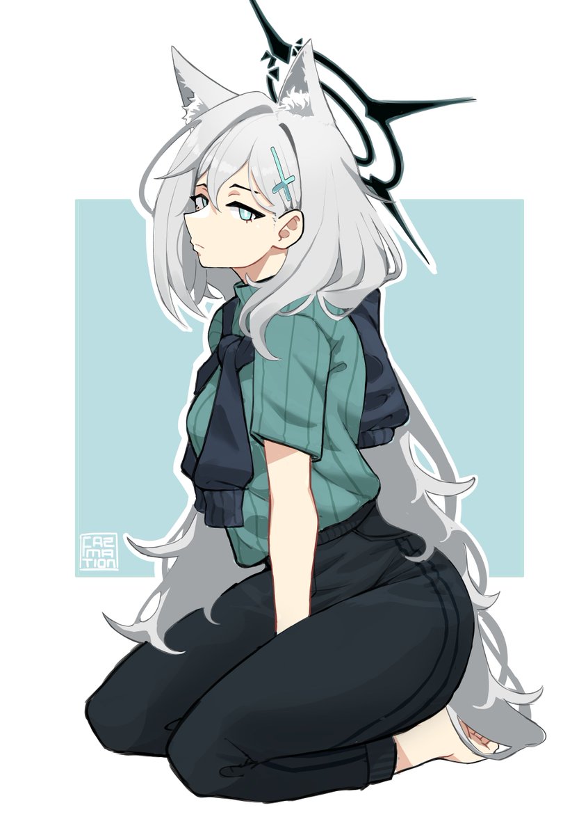 🐺🖤
#ブルアカ 
#ブルーアーカイブ