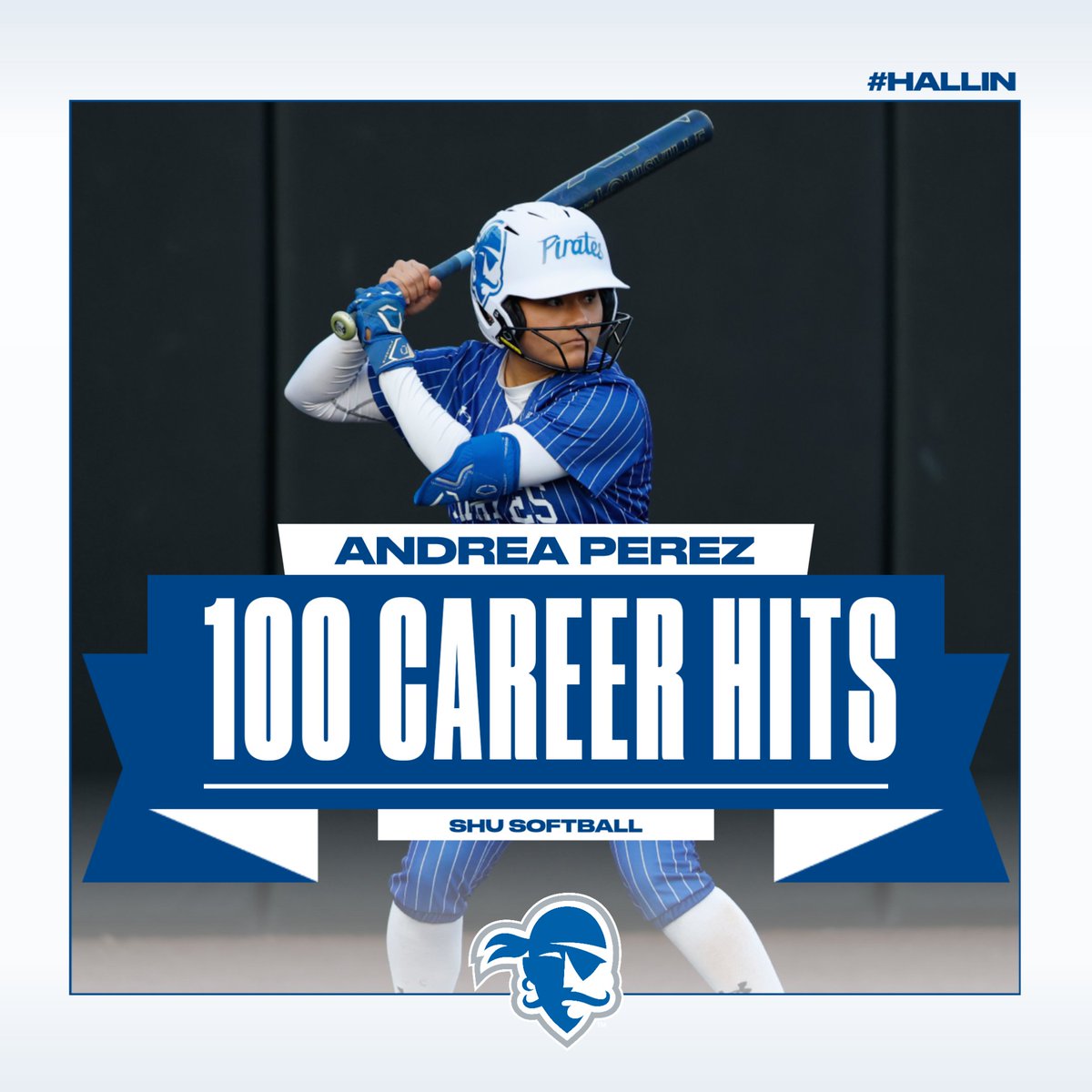 In her third season, Andrea Perez surpasses level 💯

#HALLin🔵⚪️ | #HooksUp