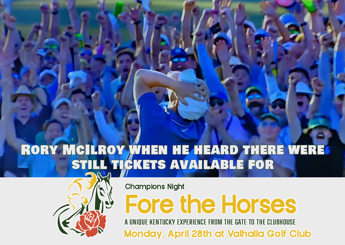 Join us at Valhalla Monday of Derby week. ➡️All for the horses.⬅️  Tix and more info:  secondstride.org/champions-nigh…
Congrats to the new Masters and Grand Slam champion. We'll save a ticket for you. 😉