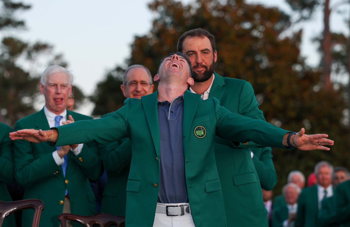 ForePlayPod's tweet photo. That green jacket feeling. https://t.co/w6Wyv1H4Go