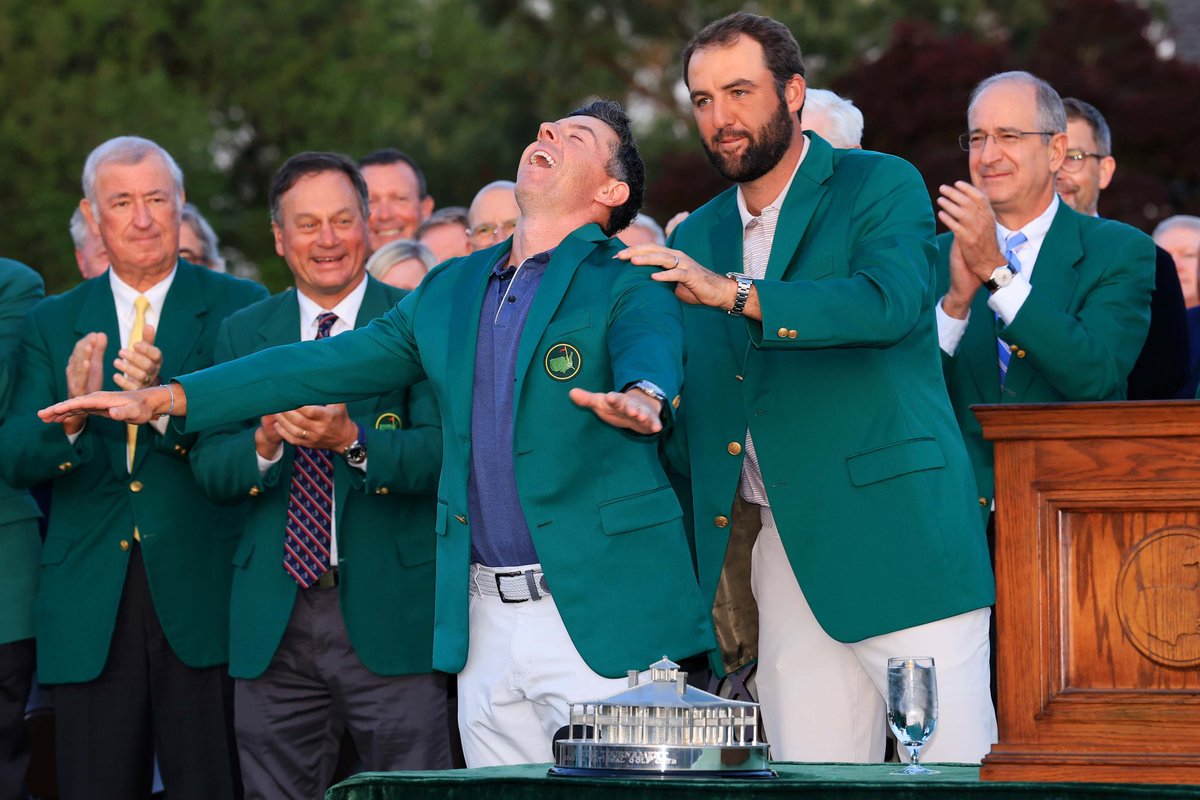 ForePlayPod's tweet photo. That green jacket feeling. https://t.co/w6Wyv1H4Go