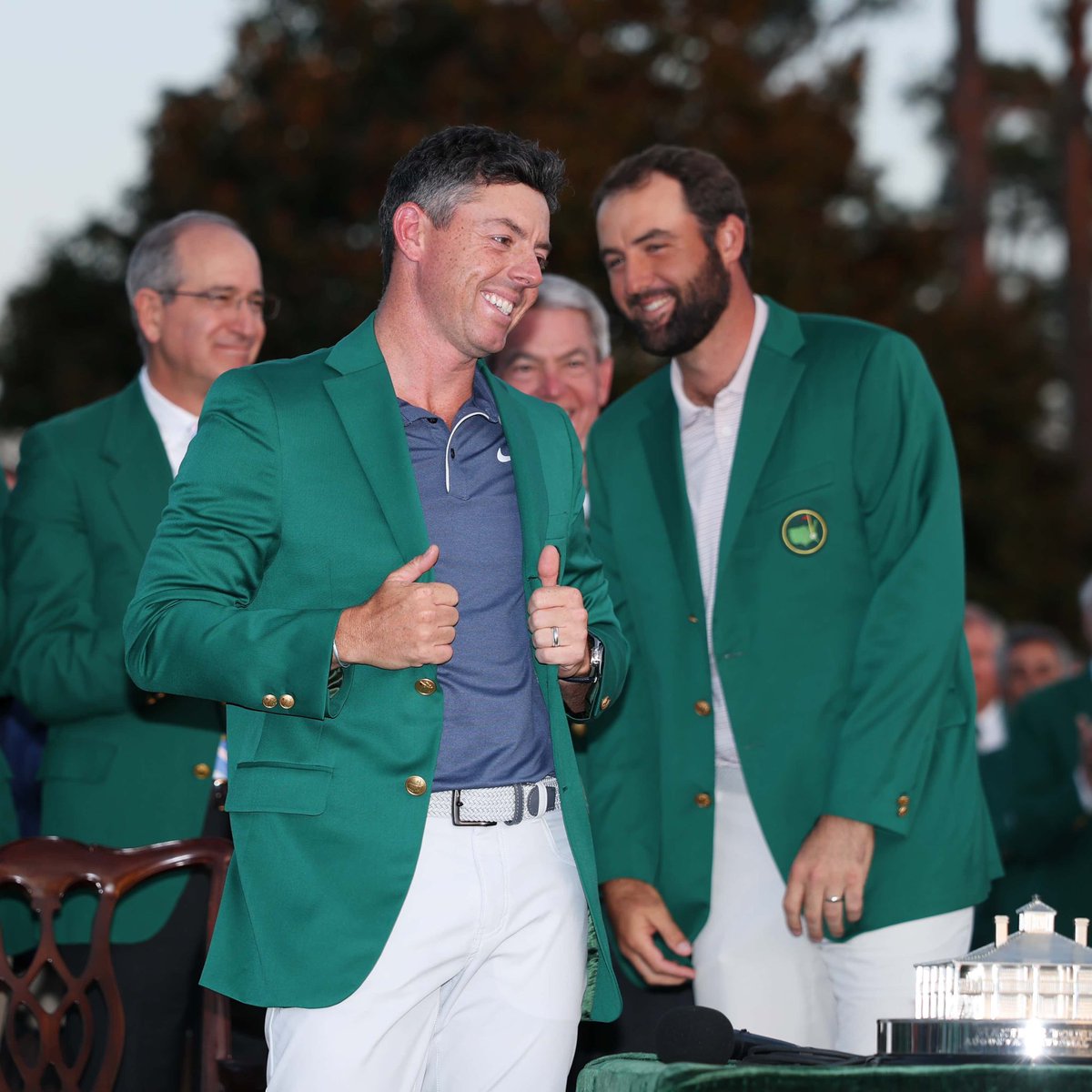ForePlayPod's tweet photo. That green jacket feeling. https://t.co/w6Wyv1H4Go