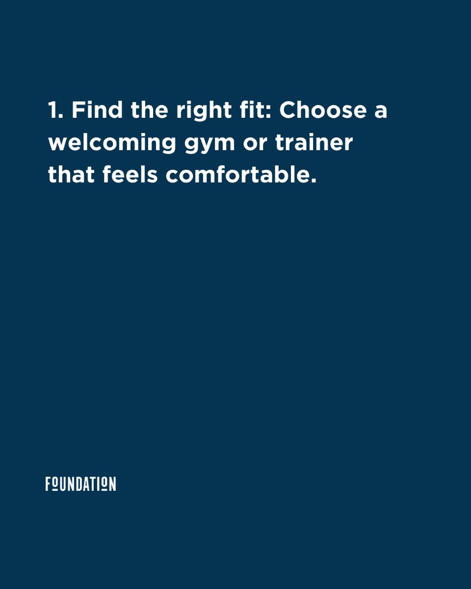 foundation_gym's tweet photo. Hate the idea of the gym? Here’s how to make it less scary and actually enjoyable. https://t.co/Xm2HDEPZvi