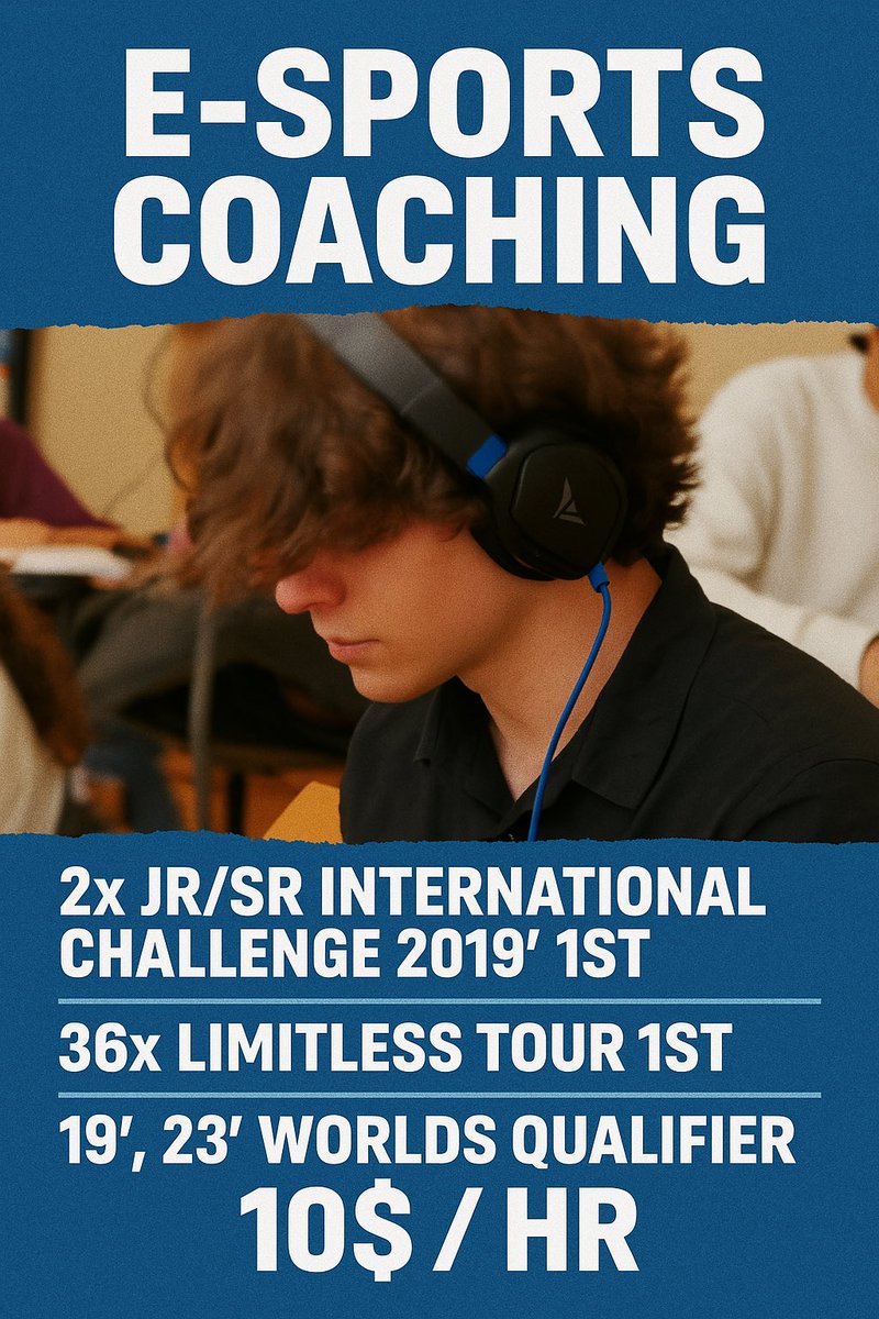 Offering up my coaching again as I raise funds for NAIC

If you’re looking to level up your game in Regulation I and/or want to support the journey, shoot me a DM for more details!