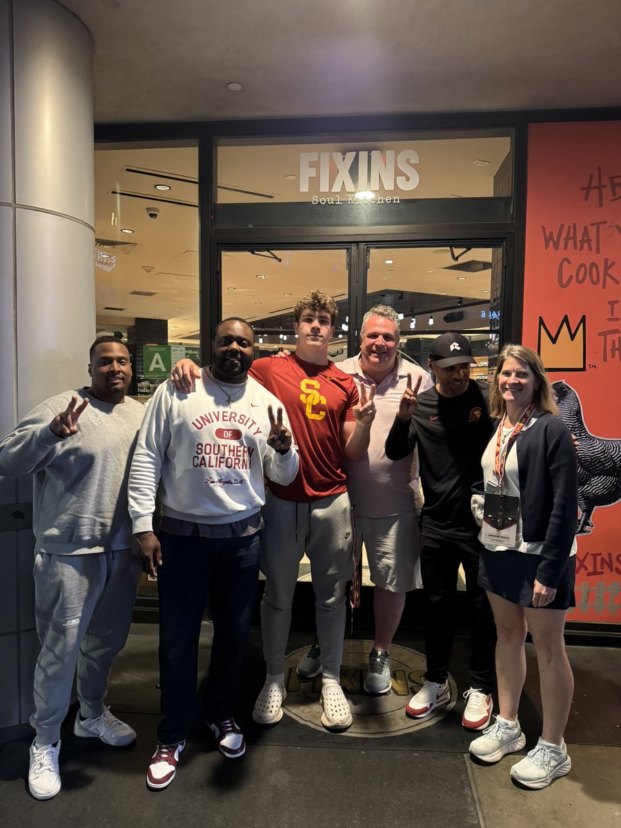 Luke Wafle (@wafleluke) on Twitter photo Had a great time in LA! Thank you <a href="/uscfb/">USC Football ✌️</a> <a href="/LincolnRiley/">Lincoln Riley</a> <a href="/Coach_Henny/">Eric Henderson</a> <a href="/CoachNua/">Shaun Nua</a> <a href="/dantonlynn/">D'Anton Lynn</a> <a href="/_maximus347/">Maximus Stienecker</a> <a href="/WestonZernechel/">Weston Zernechel</a> #FightOn Had a great time in LA! Thank you <a href="/uscfb/">USC Football ✌️</a> <a href="/LincolnRiley/">Lincoln Riley</a> <a href="/Coach_Henny/">Eric Henderson</a> <a href="/CoachNua/">Shaun Nua</a> <a href="/dantonlynn/">D'Anton Lynn</a> <a href="/_maximus347/">Maximus Stienecker</a> <a href="/WestonZernechel/">Weston Zernechel</a> #FightOn