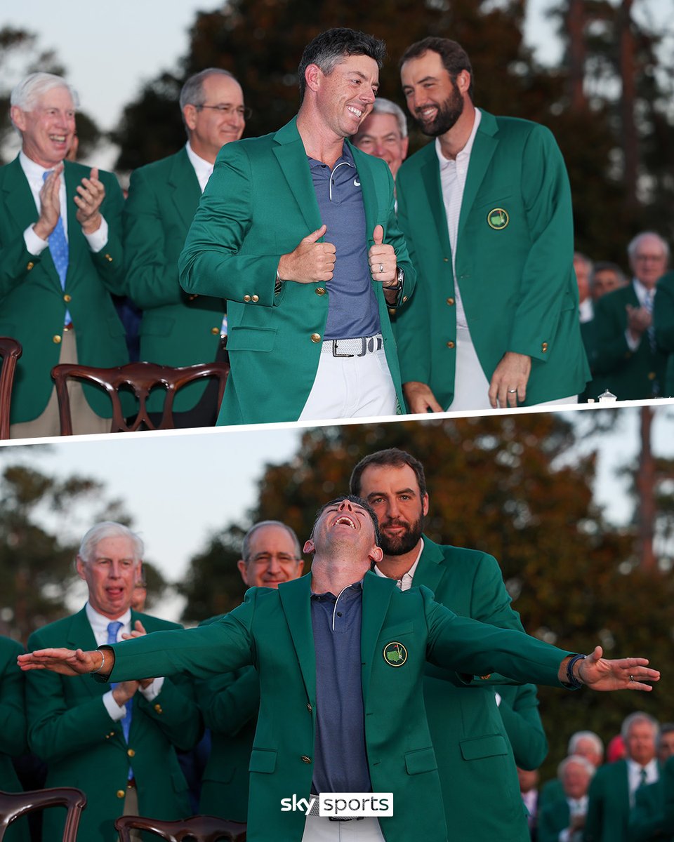 It's real Rory, you have your Green Jacket 🟢❤️
