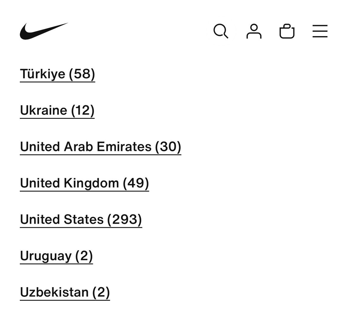 Resulta que los come gorgojos andan diciendo que la tienda Nike que abrieron enchufados en Caracas es tienda oficial. En la pagina oficial de Nike no está Venezuela por ningún lado…

Son revendedores de colecciones viejas que venden zapatos en $300 que valen $59 en Miami 😂