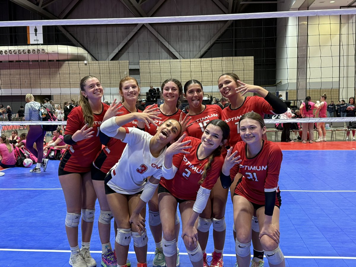 Alexandrea Brasel (@alexandreab21) on Twitter photo 4-0 today, 7-0 on the weekend. Gold bracket bound! See you at 8am on court 32.
#volleyball #freshman #playingup #setter #club #team #win
<a href="/OptimumVCKC/">Optimum Volleyball Club</a> <a href="/VBallrecruiter/">Kara Hill</a> <a href="/CoachSamWol23/">Sam Wolinski</a> <a href="/Jennabanz/">Jenna Banz</a> <a href="/PrepDig/">Prep Dig 🏐</a> <a href="/PrepDigMO/">Prep Dig Missouri</a> <a href="/PrepDigMORyan/">Ryan</a> 4-0 today, 7-0 on the weekend. Gold bracket bound! See you at 8am on court 32.
#volleyball #freshman #playingup #setter #club #team #win
<a href="/OptimumVCKC/">Optimum Volleyball Club</a> <a href="/VBallrecruiter/">Kara Hill</a> <a href="/CoachSamWol23/">Sam Wolinski</a> <a href="/Jennabanz/">Jenna Banz</a> <a href="/PrepDig/">Prep Dig 🏐</a> <a href="/PrepDigMO/">Prep Dig Missouri</a> <a href="/PrepDigMORyan/">Ryan</a>