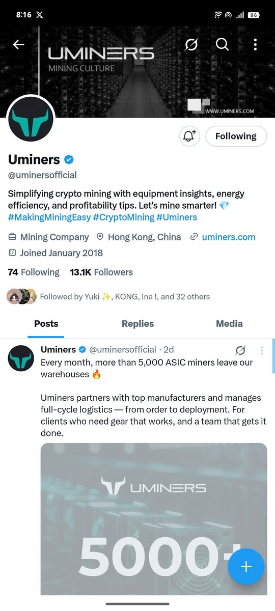 FortuneFizz77's tweet photo. @TheRavenCrypto @uminersofficial https://t.co/uICwdPwjHr