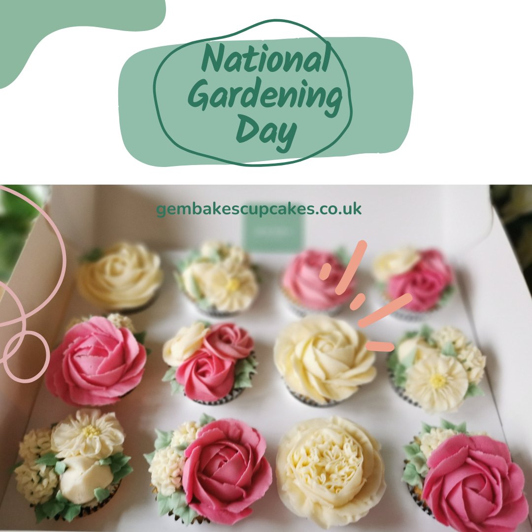 Gem_Bakes's tweet photo. HAPPY GARDENING DAY - 14th APRIL 2025 

I mean, I'm not green-fingered at all - the only time I get close is when I'm piping my flowers onto cupcakes... 💐

But that still counts, right?! 😂

#happygardeningday #greenfingers #flowerpiping #floralcupcakes #flowersyoucaneat https://t.co/FCaP38pFKg