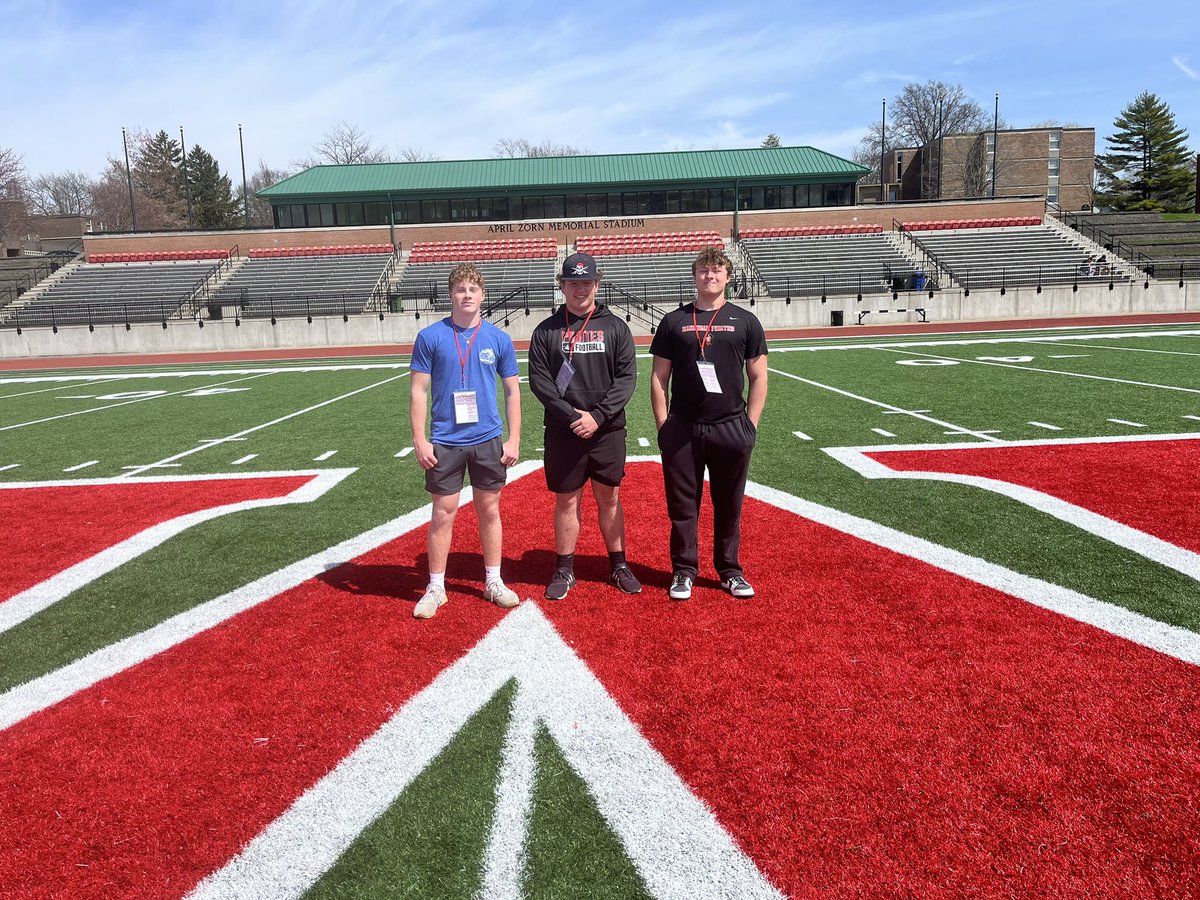 Patrick Arthaud (@patrickarthaud) on Twitter photo Had a great time at Truman state and Monmouth college this weekend meeting all of the coaches and touring the campus and athletic facilities.
<a href="/Coach_Zoda/">Austin Zoda</a>
<a href="/Coach_Marshall_/">Clay Marshall</a>
<a href="/CoachKNesbitt/">Kellen Nesbitt</a>
<a href="/HannibalFootbal/">🏴☠️Hannibal Football 🏴☠️</a>
<a href="/CoachSGaines_/">Shawn Gaines</a>
<a href="/CooperGosch/">Coach Gosch</a> Had a great time at Truman state and Monmouth college this weekend meeting all of the coaches and touring the campus and athletic facilities.
<a href="/Coach_Zoda/">Austin Zoda</a>
<a href="/Coach_Marshall_/">Clay Marshall</a>
<a href="/CoachKNesbitt/">Kellen Nesbitt</a>
<a href="/HannibalFootbal/">🏴☠️Hannibal Football 🏴☠️</a>
<a href="/CoachSGaines_/">Shawn Gaines</a>
<a href="/CooperGosch/">Coach Gosch</a>