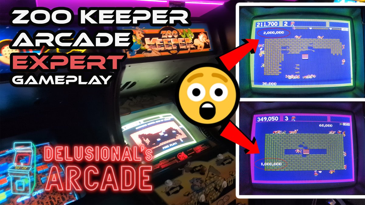 At last, a Zoo Keeper gameplay worth posting!  Starting soon!  Last Credit the Series - Zoo Keeper.
Final Score:  14,282,350
youtu.be/uwVneByiRYg
#ZooKeeper #TaitoZooKeeper #Arcade #Retrogaming #ArcadeCoinop <a href="/DeLsArcade/">DeL's Arcade</a>