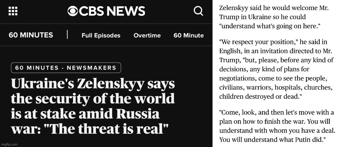 WarClandestine's tweet photo. Zelensky is once again insisting Trump visit Ukraine before advancing peace negotiations.

How about no…

Ukraine is a CIA proxy, and we just learned Routh was trying to buy a missile launcher from Ukraine to take out Trump…

This sounds like an obvious trap. https://t.co/qVejOxahM3