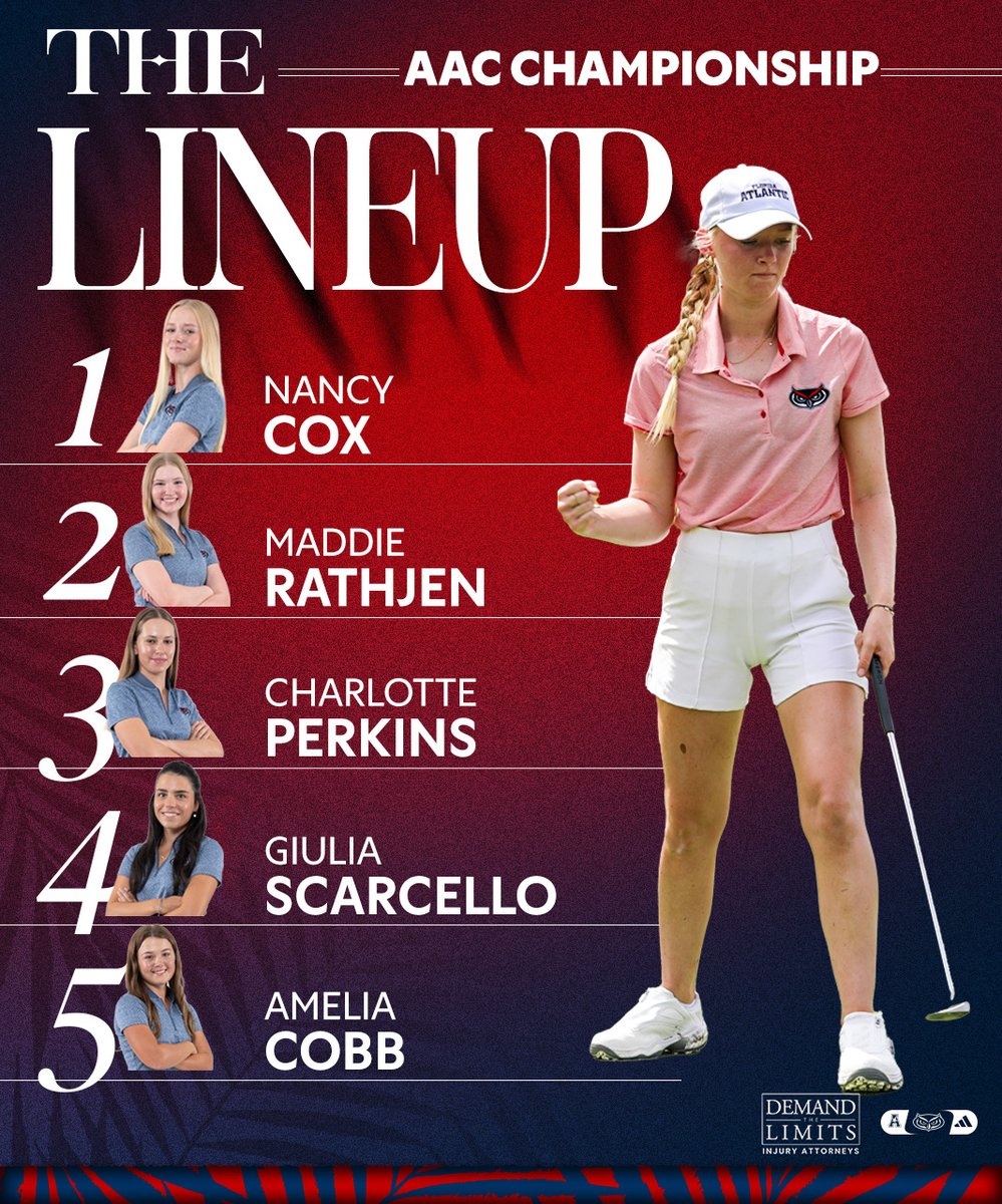 Lineup is set. Tee times are locked in. Owls are off the 10th tee at 8:50 on Monday morning. #WIP🏝️

Preview: tinyurl.com/W-GOLFPREVIEW