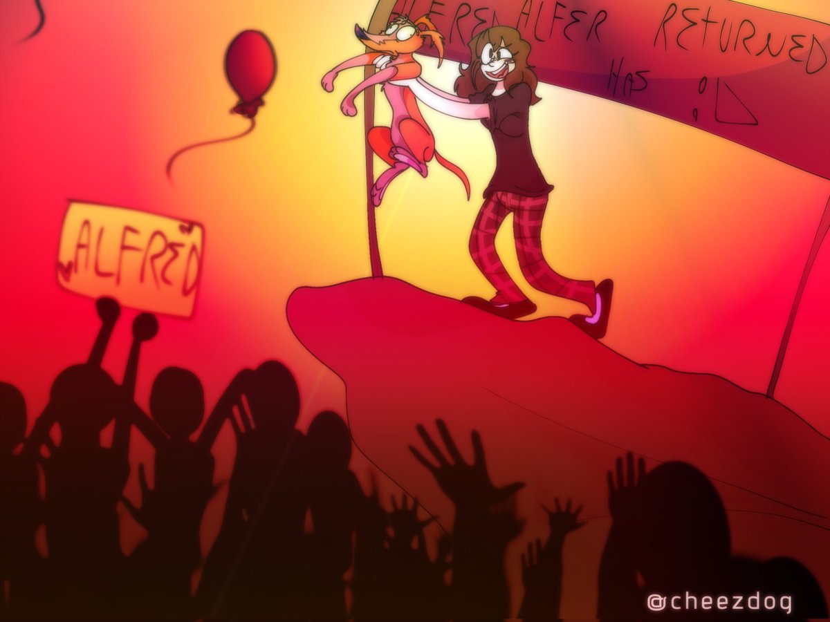 CheezyWoof's tweet image. ALFRED ALFER IS BACK #alfredalfer #alfredplayhause