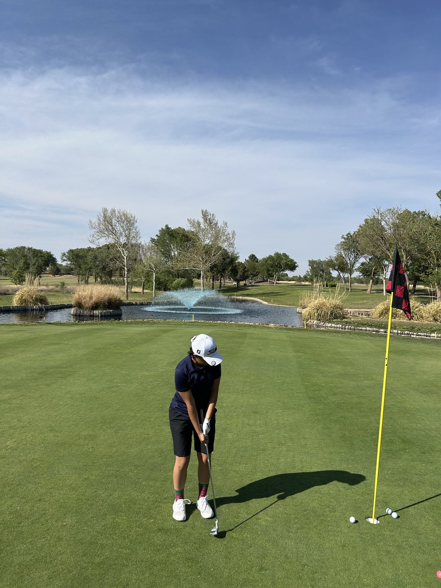 After a great practice round, Sofia is ready for the Regional Golf Tournament at Shadow Hills tomorrow!