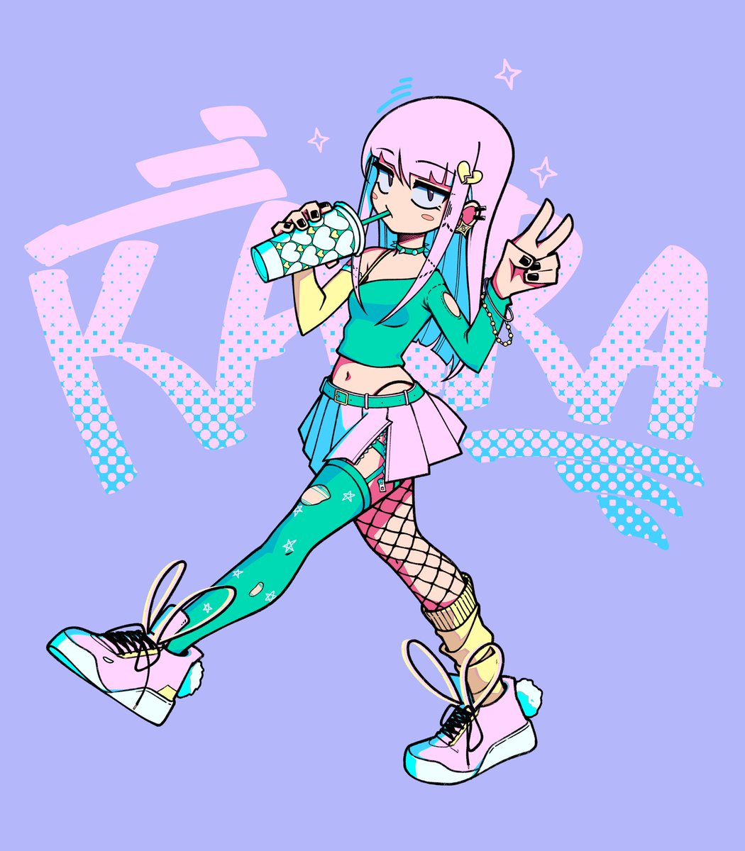 offkair's tweet image. K(aira) Pop✨🥤
#oc #イラスト