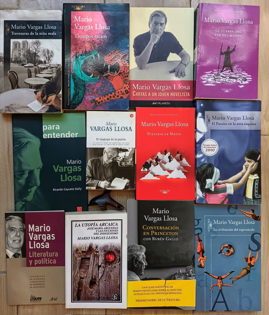 Adiós a Mario Vargas Llosa.