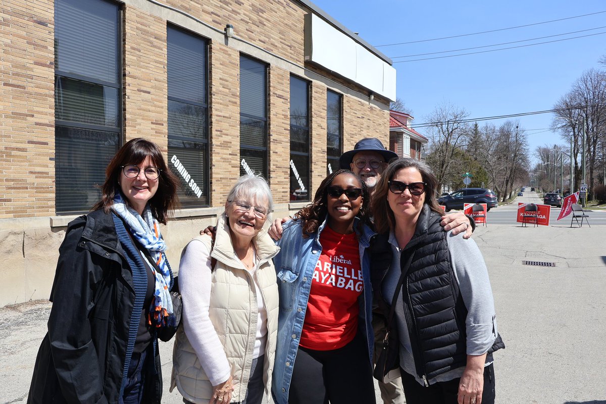 Huge thank you to everyone who came out to today’s Super Canvass! The energy was incredible and it was so great to hit the pavement with all of you 

I’m so proud of what we’re building together in London West - let’s keep the momentum going all the way until election day ♥️