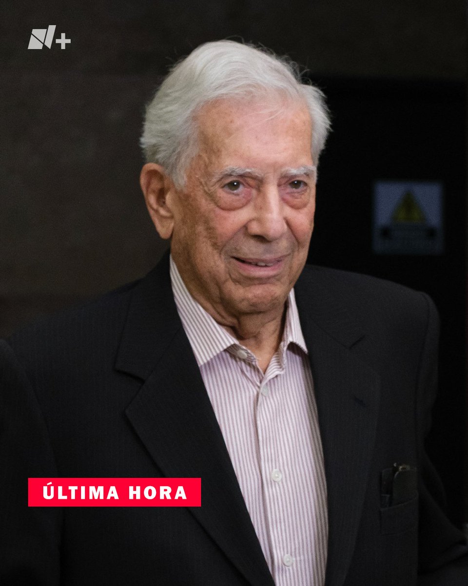 nmas's tweet photo. #ÚltimaHora | El escritor peruano Mario Vargas Llosa falleció en Lima este domingo, a los 89 años. 

En momentos más información. https://t.co/NXRyIHTvsl
