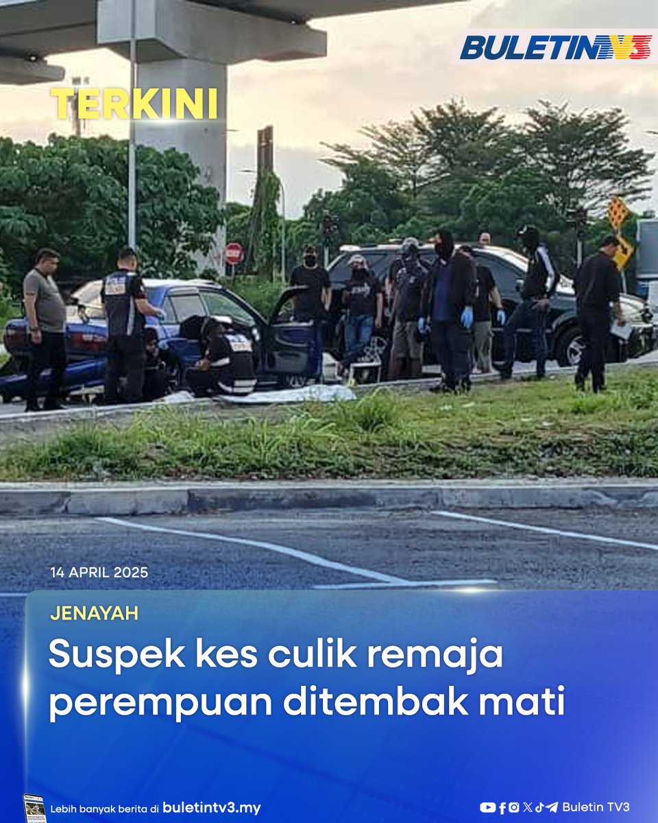 BuletinTV3's tweet photo. JENAYAH | Seorang lelaki yang dipercayai terlibat dalam kes culik seorang remaja perempuan maut selepas berbalas tembakan dengan polis di sini, awal pagi tadi.

#BuletinTV3 #Tembak #KesCulik #Polis #Klang https://t.co/WIXmUtAMpr
