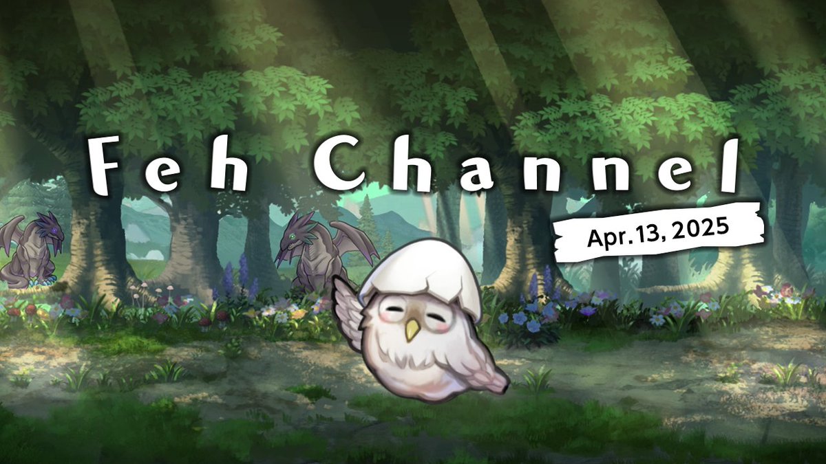 Feh Channel (Apr. 13, 2025) was released on YouTube! Check it out for the latest info on the #FEHeroes game, including info about New Heroes soon to be released.

Watch the video here!
youtube.com/watch?v=T2OJXh…