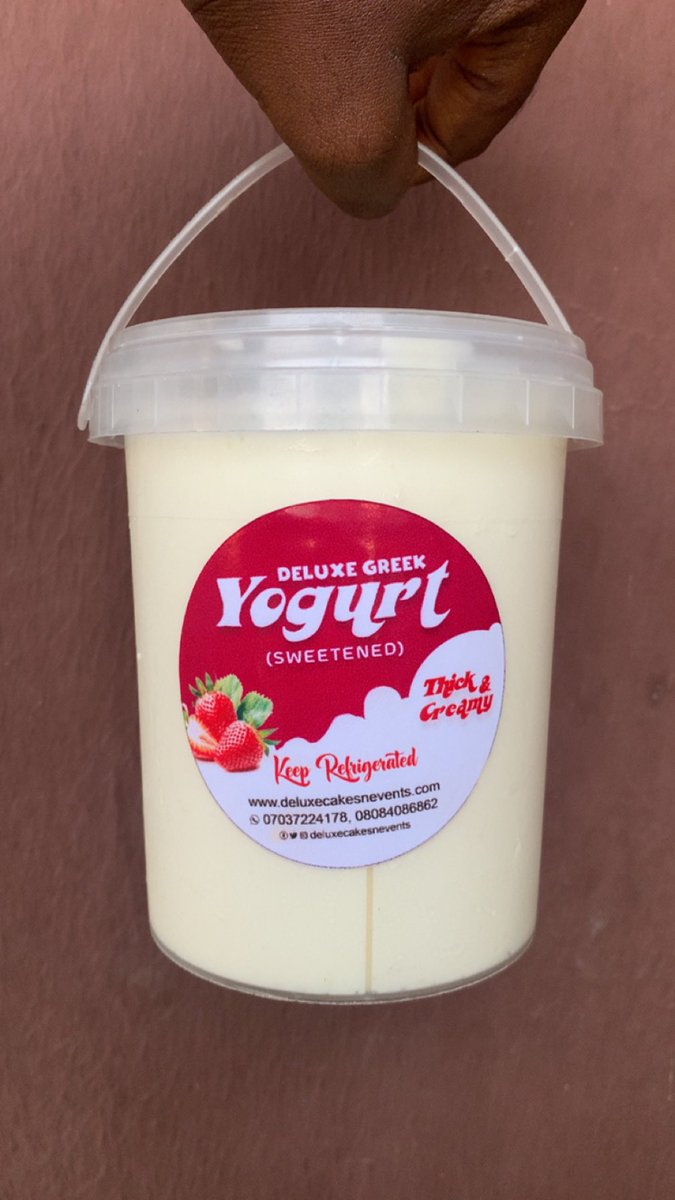 Greek yogurt to go for 07037224178, buy from us this week🙏