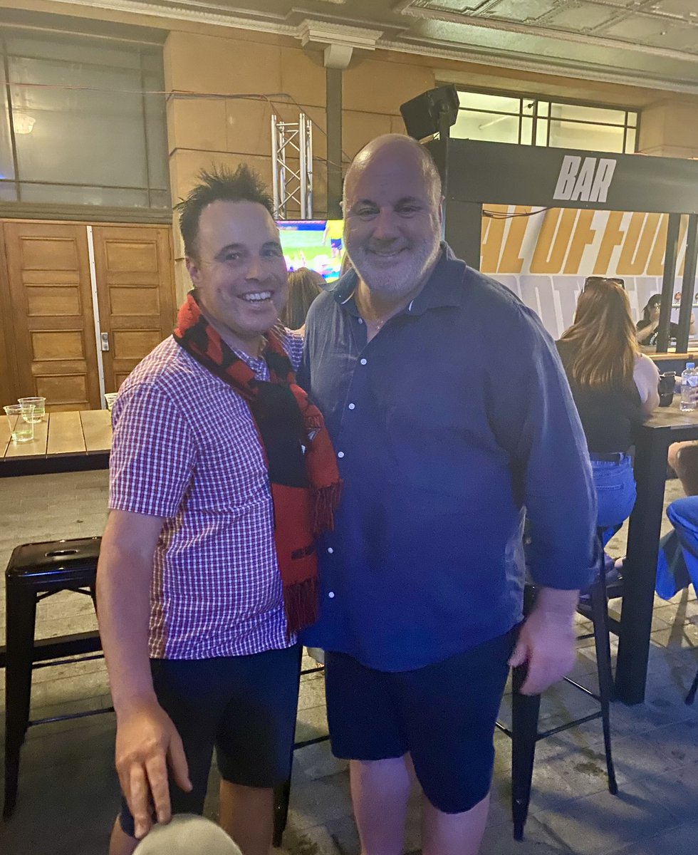 MarkyHeeno's tweet photo. @SoundingBoardEp Question of week. After I met Hutchy (@craighutchy) at @AFL Gather Round SEN Sky City in Adelaide, I was confronted by a Labor party ‘Don’t Risk Dutton’ sticker on Saturday at Adel Oval. Should political parties be banned from leveraging off at AFL major events? https://t.co/6PFTVPIKJt