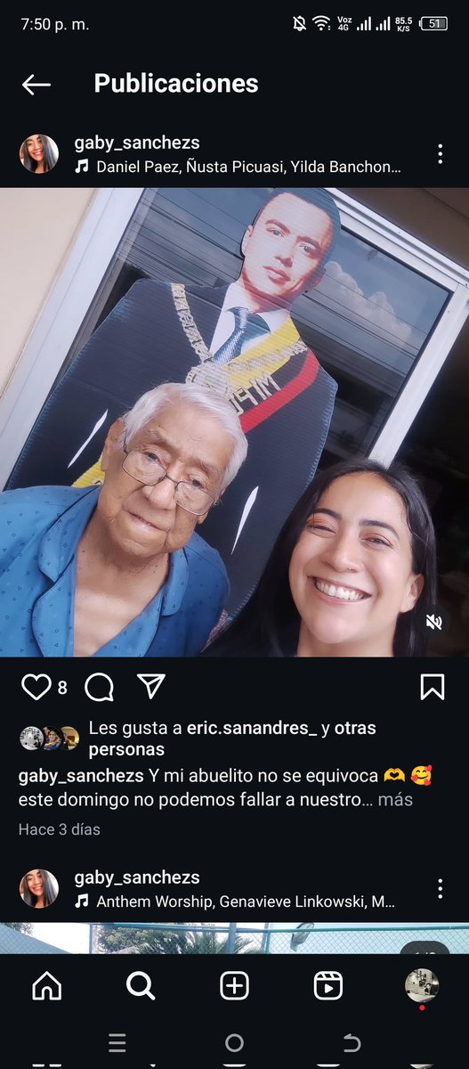 ericsanandres's tweet photo. @yluminaty @PaulaNorona Mi abuelito, a sus 90 años, hoy ejerció su derecho al voto. ✨ https://t.co/tobRD42wLA