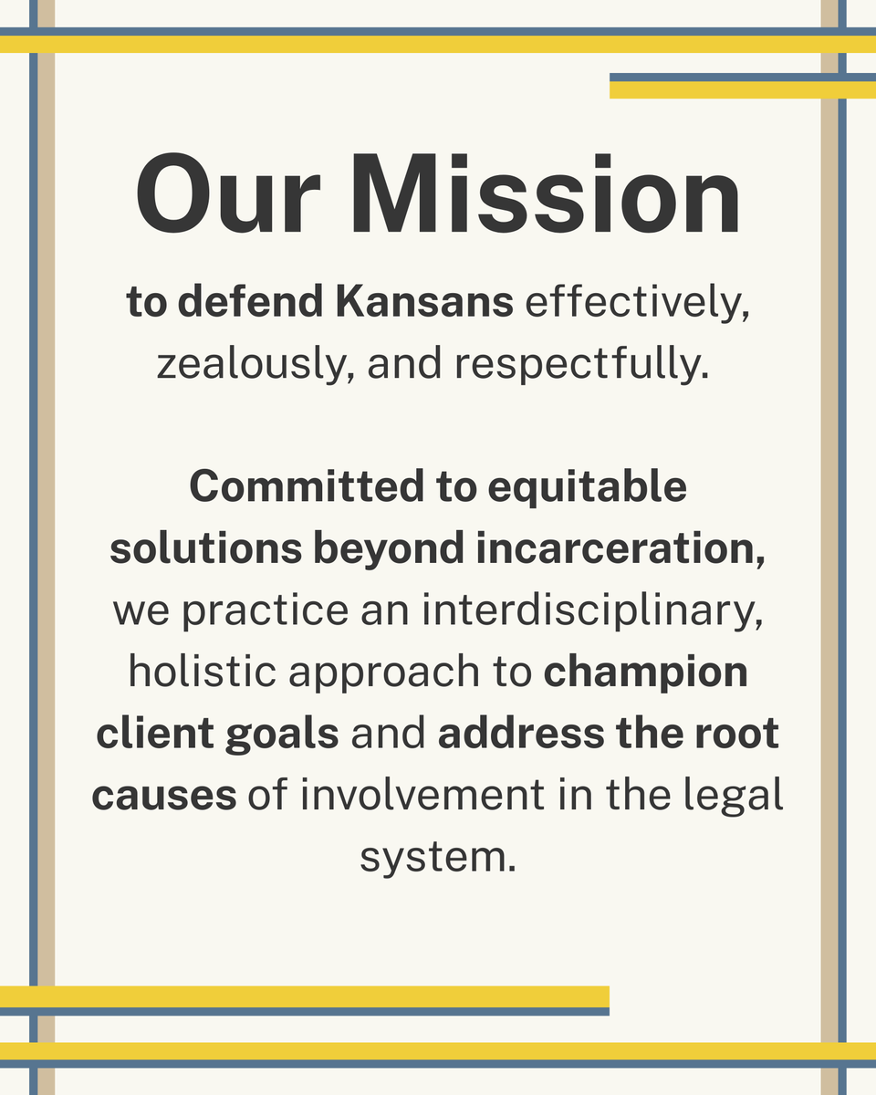 KHDefenders's tweet photo. Get to know Kansas Holistic Defenders! (Part 1) Learn more in our linktree! https://t.co/351hf6dFf0