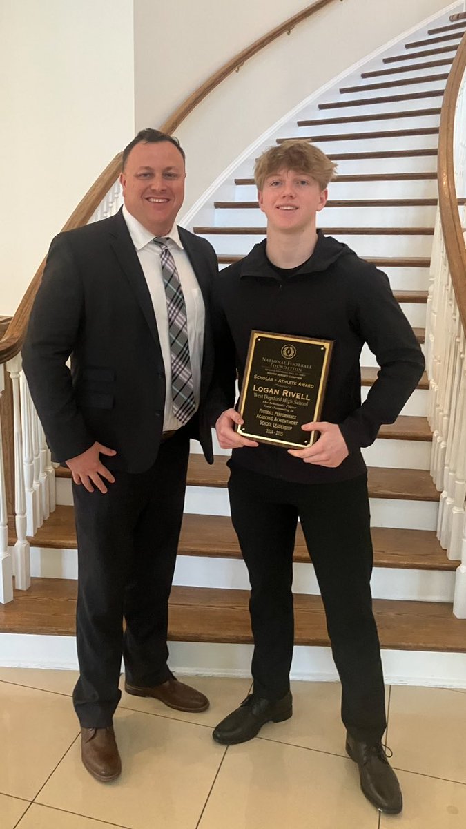 Congrats to our own Logan Rivell on being selected as a 2024-2025 National Football Foundation Scholar-Athlete of the Year.

Best wishes as he attends Rowan University next year!

<a href="/NffSouth/">NFF South Jersey Chapter</a> <a href="/WDHSAthletics/">WDHS Athletics</a>
