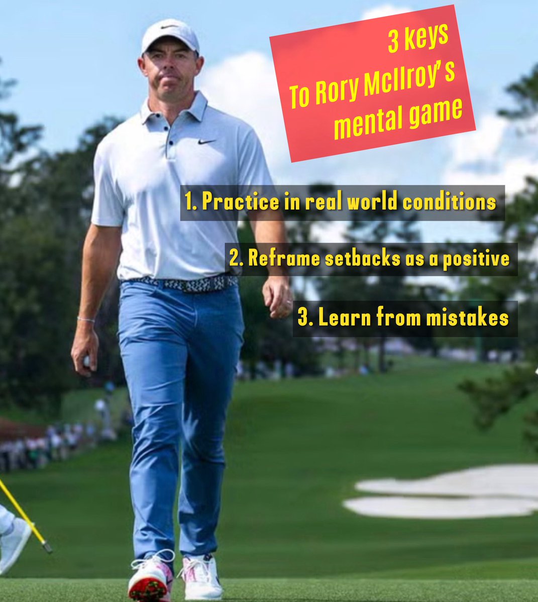 3 brilliant mental game tactics Rory McIlroy used to win the Masters. I wrote about it for Inc. inc.com/carmine-gallo/… #themasters #rorymcilroy
