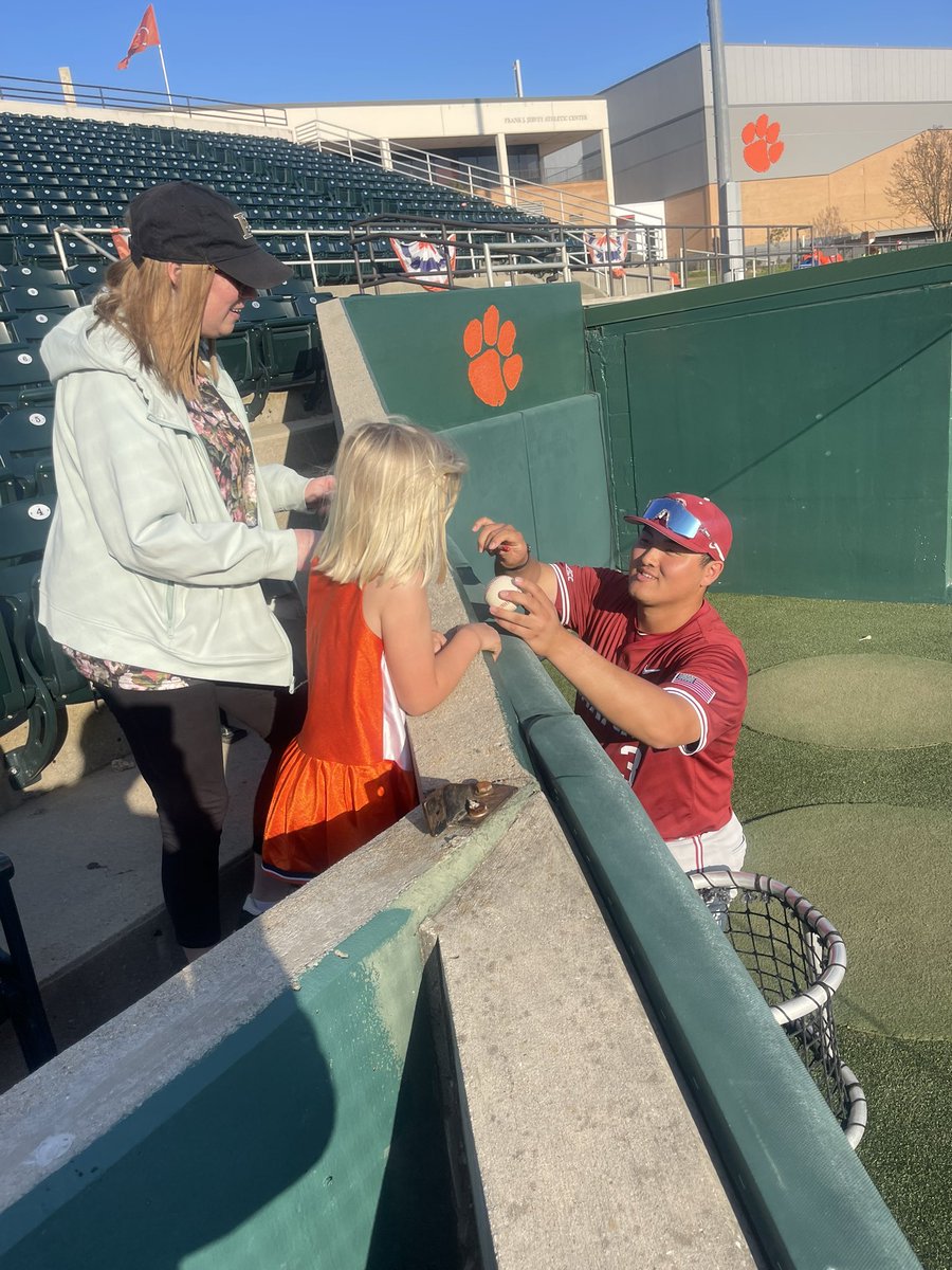 Derek Hamby (@hamby83) on Twitter photo She wanted Rintaro Sasaki to sign the ball because he hit it. Toran O’Harran was very gracious to get him & a red sharpie. Well done <a href="/StanfordBSB/">Stanford Baseball</a> She was very excited. She wanted Rintaro Sasaki to sign the ball because he hit it. Toran O’Harran was very gracious to get him & a red sharpie. Well done <a href="/StanfordBSB/">Stanford Baseball</a> She was very excited.