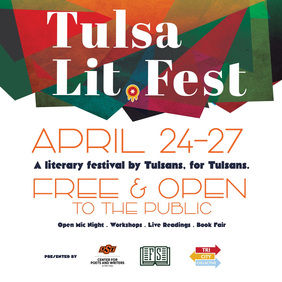 Aimee Parkison (@aimeeparkison) on Twitter photo So many OSU Creative Writers reading at the Tulsa Lit Fest April 24-7. Free Events! schedule: eventbrite.com/cc/tulsa-litfe… <a href="/RetweetWriters/">Retweet Writers #WritingCommunity</a> #WritingCommunity <a href="/OSUCWA/">OSU Creative Writers Association</a> So many OSU Creative Writers reading at the Tulsa Lit Fest April 24-7. Free Events! schedule: eventbrite.com/cc/tulsa-litfe… <a href="/RetweetWriters/">Retweet Writers #WritingCommunity</a> #WritingCommunity <a href="/OSUCWA/">OSU Creative Writers Association</a>