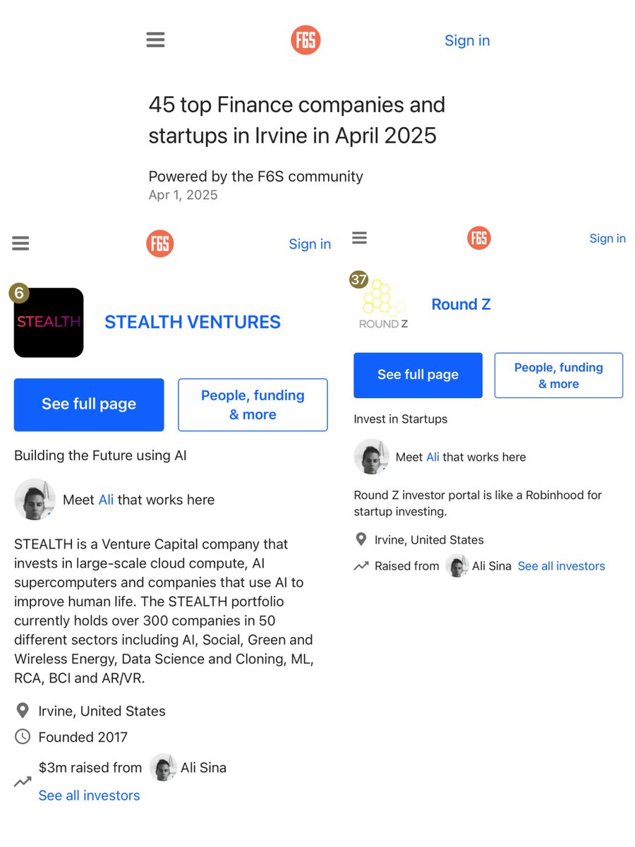 Ali_Sina's tweet photo. For the 5th year straight @STEALTHVC1000 &amp; our portfolio companies are among FS6’s top-ranked emerging unicorns in 2025! 13 rankings across 6 categories: #AI #ML #Software #Finance #Education, #Data. @forkaia #1 EdTech,@INSOLAR3 #2 ML,@STEALTHVC1000 #6 fintech,Round Z #37 Finance https://t.co/qGA8CFsagY