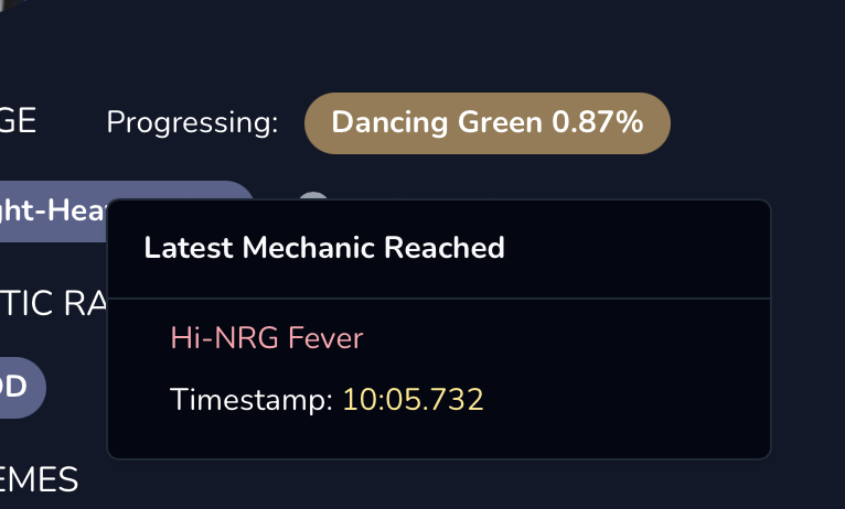 KihraArilith's tweet photo. Tomestone going forward will track the latest mechanic reached in addition to the prog %. You can see it in the tooltip when you hover the prog point. https://t.co/gUEx6svB2t